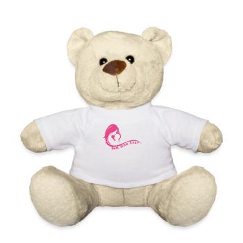 I've got the best mom in the world groovy - Teddy Bear - white - Front
