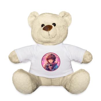 Indie-Anime-Junge Vintage-Kamera Vaporwave - Teddy - Weiß - Vorne