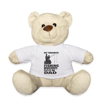 Angeln My Favorite Fishing Buddy Calls Me Dad - Teddy Bear - white - Front