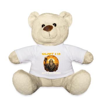 Biertrinker Bierliebhaber Sauf Trink Party Bier - Teddy - Weiß - Vorne