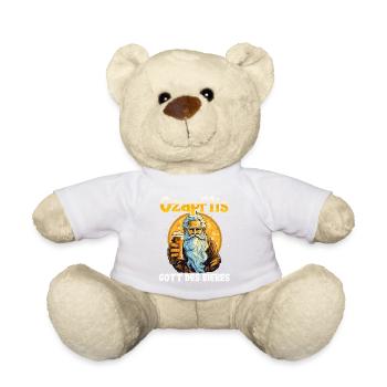 Biertrinker Bierliebhaber Sauf Trink Party Bier - Teddy - Weiß - Vorne