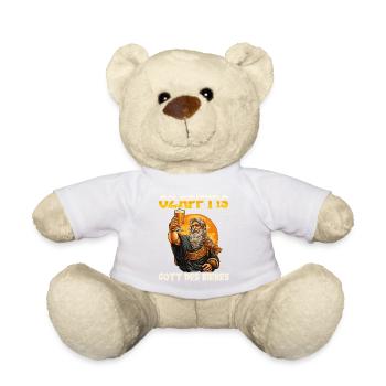 Biertrinker Bierliebhaber Sauf Trink Party Bier - Teddy - Weiß - Vorne