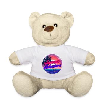 Summer Adventure - Teddy Bear - white - Front