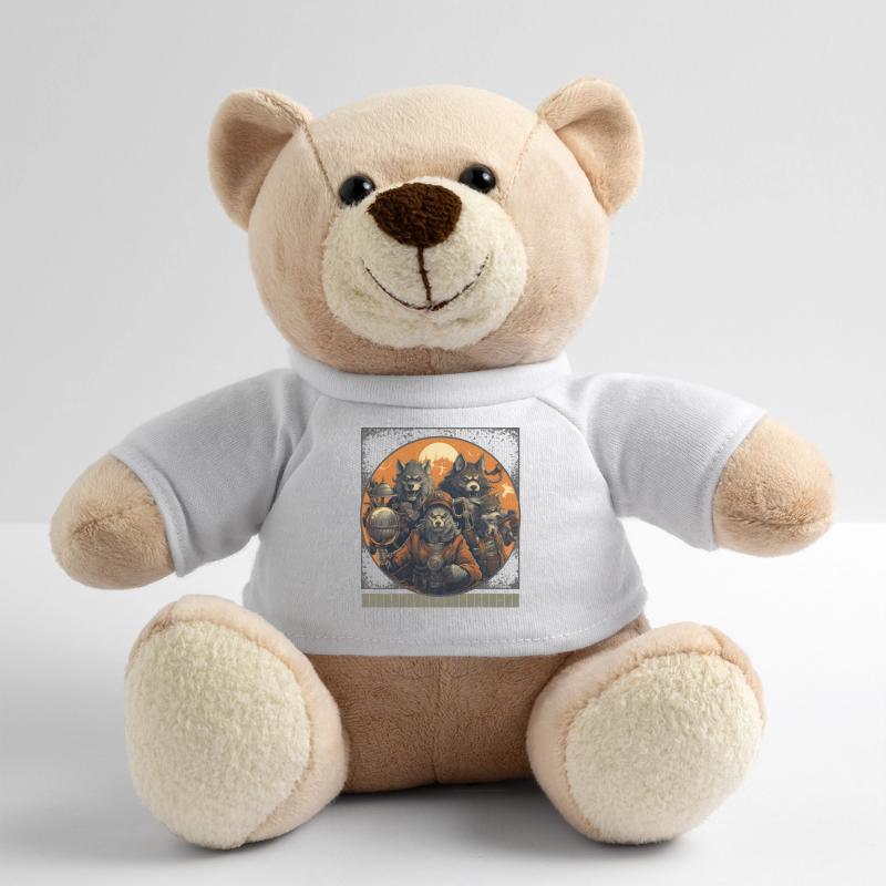 Steampunk Werewolf Tee, Clockwork Pumpkin Teddy Bear