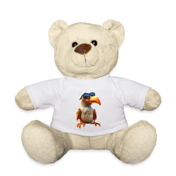 Pelican Water Bird Pelican Gift Cute Pelicans - Teddy Bear - white - Front