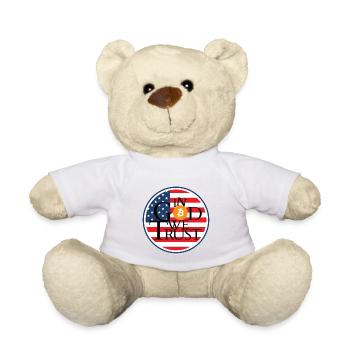 IN BITCOIN WE TRUST - Nounours - blanc - Devant