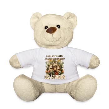 Drei Kaninchen Hasen Was ist besser Drei Kaninchen - Teddy - Weiß - Vorne