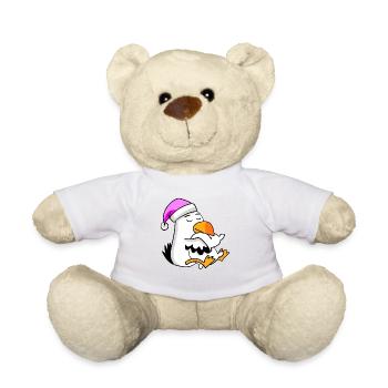 Seagull Tired Sleeping Sleeping Girl - Teddy Bear - white - Front