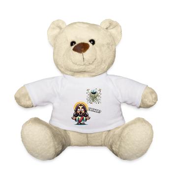 Drôle Athée Anti Religion Fier Athée - Nounours - blanc - Devant