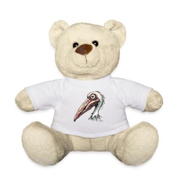 A zombie pelican - Teddy Bear - white - Front