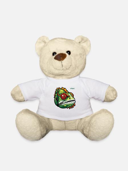 Chamäleon Echse - Teddy - Weiß