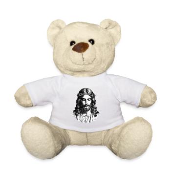Jésus dessin Jésus Art Jésus image Jésus cadeau - Nounours - blanc - Devant