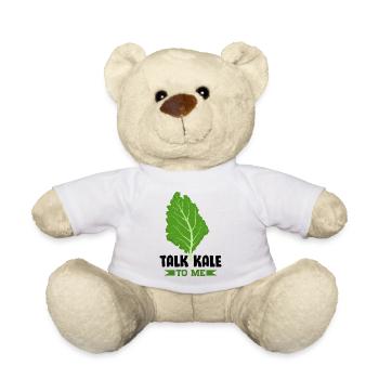 Véganisme végétarien au chou frisé - Nounours - blanc - Devant