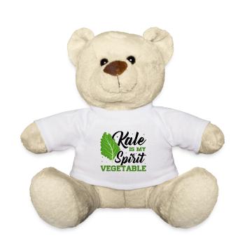 chou frisé végétalien végétarien - Nounours - blanc - Devant