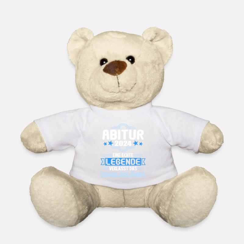 Abitur Junge Mädchen Abi Abitur 2024 - Teddy - Weiß