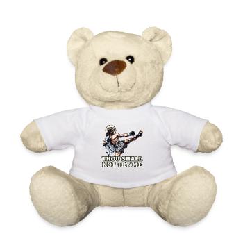 Lustiger Muay Thai Herr Jesus sagt christliches Geschenk - Teddy - Weiß - Vorne