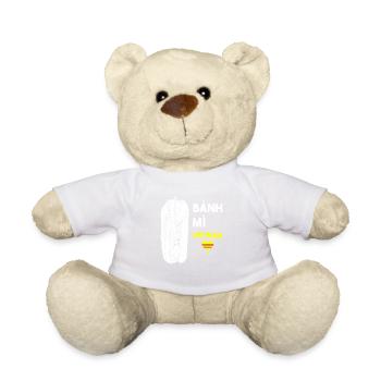 Vietnam Viet Banh Mi Bread Vietnamese I Gift - Teddy Bear - white - Front