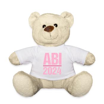 Abitur Junge Mädchen Abi Abitur 2024 - Teddy - Weiß - Vorne