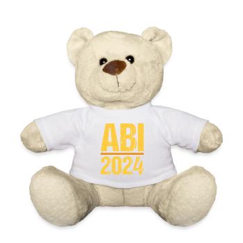 Abitur Junge Mädchen Abi Abitur 2024 - Teddy - Weiß - Vorne