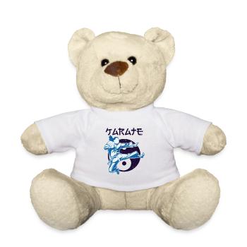 karaté - Nounours - blanc - Devant