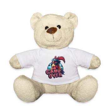 Jeux : Game Over, Gamer Rooster Pirate - Nounours - blanc - Devant
