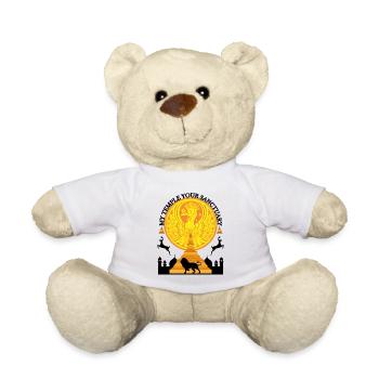 MY TEMPLE YOUR SANCTUARY - Teddy Bear - white - Front