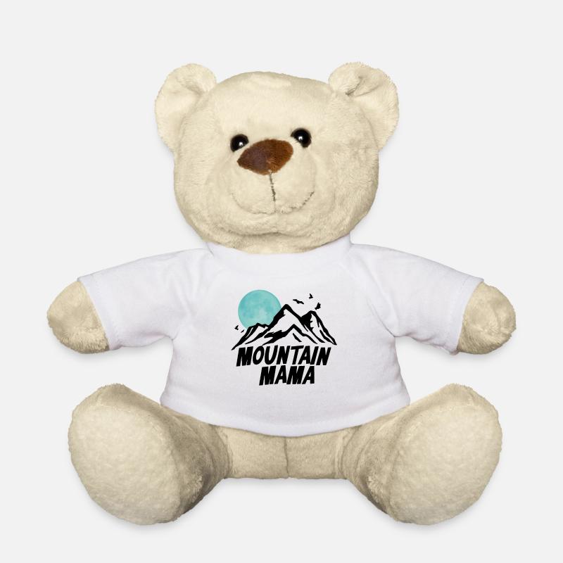Maman de la montagne - Nounours - blanc