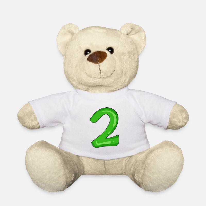 Deux - 2 - Numéro Numéro - Nounours - blanc