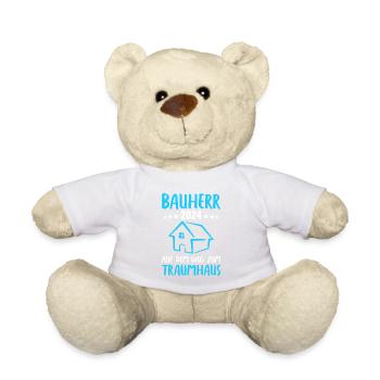 Constructeur 2024 Nous construisons les constructeurs de maisons de nos rêves - Nounours - blanc - Devant