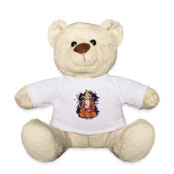 Buddha Monk Namaste Buddhism I Gift - Teddy Bear - white - Front