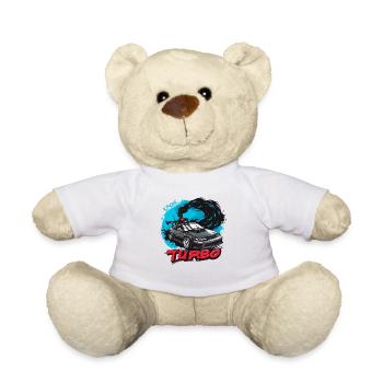 Japanese Sport Car: JDM Turbo Tuning - Teddy Bear - white - Front