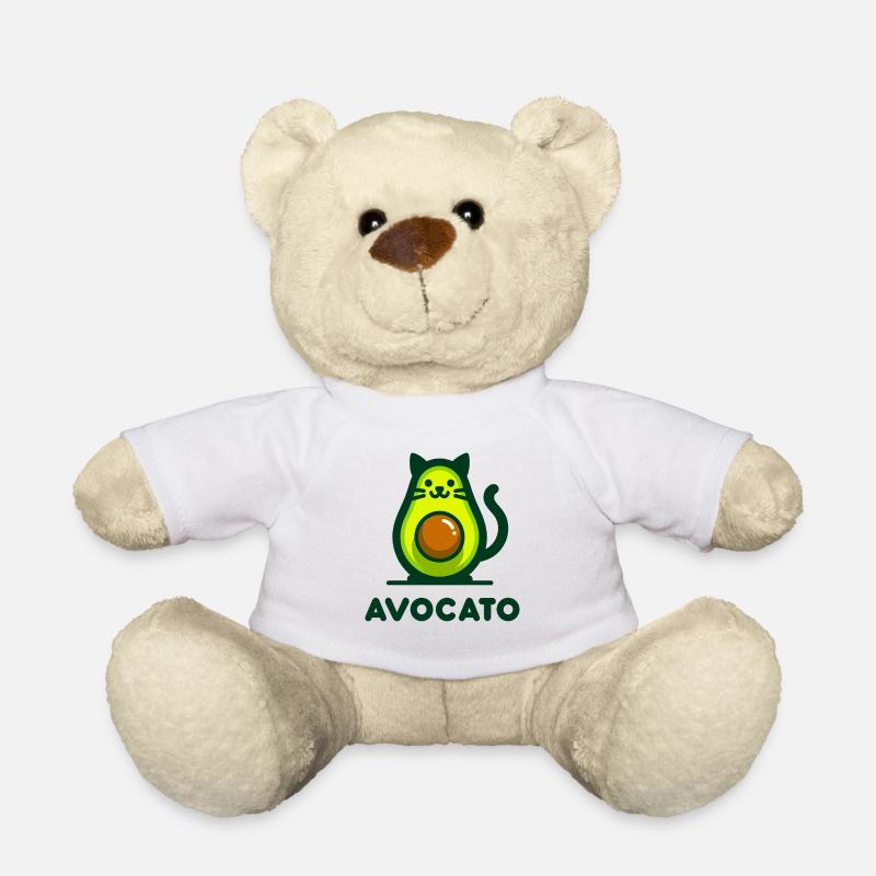 Avocato – Mélange Chat-Avocat - Nounours - blanc
