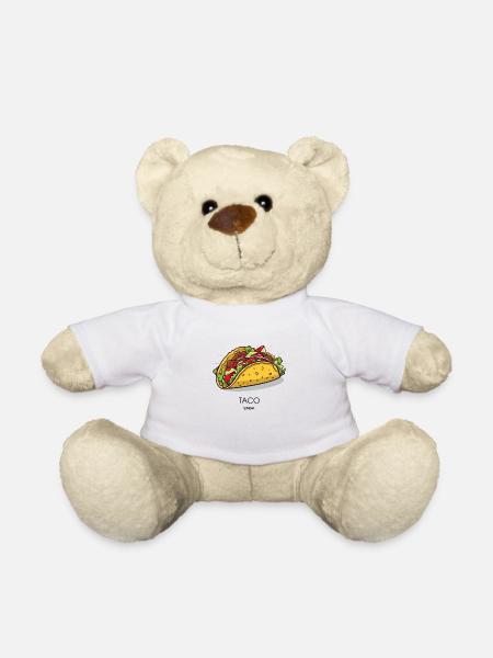 Taco mexicain simple - Nounours - blanc