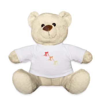 Sprint Start Dynamics in Color Gift - Teddy Bear - white - Front
