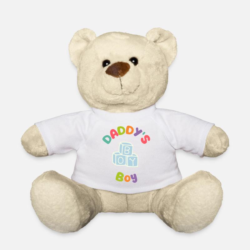 Daddys Boy Blöcke - Teddy - Weiß