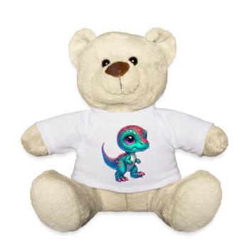 Dinosaur - Teddy Bear - white - Front