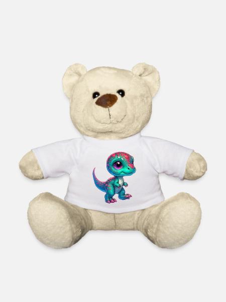 Dinosaure - Nounours - blanc