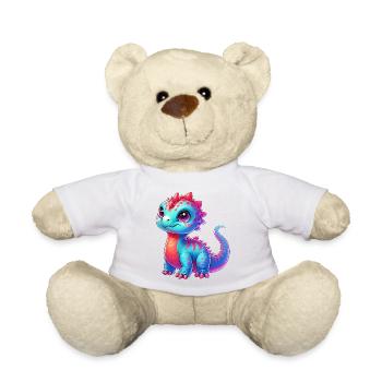 Dinosaur - Teddy Bear - white - Front