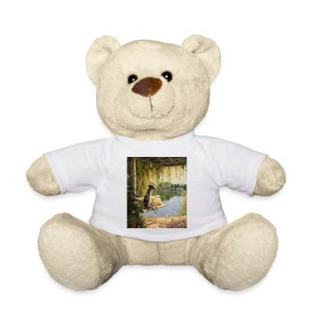 Greyhound Lakeside Cottagecore Dog Retreat Herren - Teddy - Weiß - Vorne