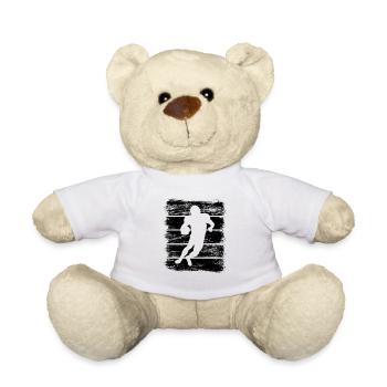 Footballspieler Skizze - Teddy - Weiß - Vorne