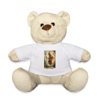 Tarotkarten Tarotkarte The Fool Der Narr - Teddy - Weiß - Vorne