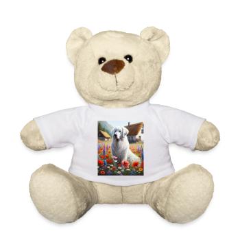Kuvasz Dog Cottagecore Meadow Serenity Hommes Femmes - Nounours - blanc - Devant