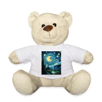Jour de la Terre Nuit Étoilée Chemise Conservation À travers - Nounours - blanc - Devant