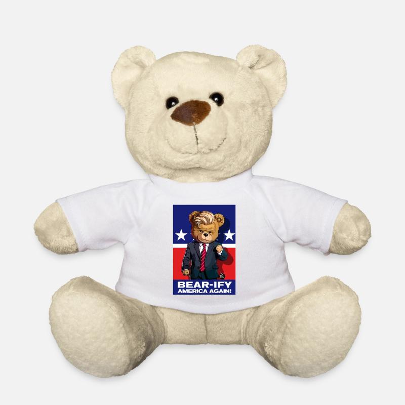 Bären Sie Amerika wieder! - Teddy - Weiß