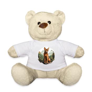 Chat d’Abyssinie Abessinierkatze - Nounours - blanc - Devant