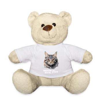Chat Chats American Bobtail - Nounours - blanc - Devant