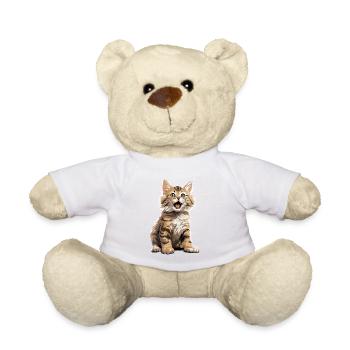 Cat Katzen American Bobtail - Teddy - Weiß - Vorne