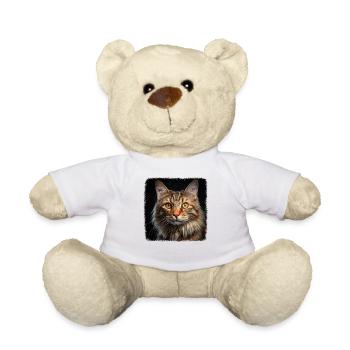 Cat Katzen American Bobtail - Teddy - Weiß - Vorne
