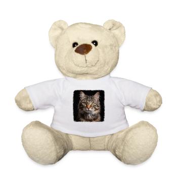 Chat Chats American Bobtail - Nounours - blanc - Devant