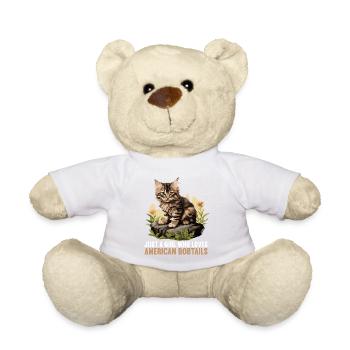 Cat Katzen American Bobtail - Teddy - Weiß - Vorne